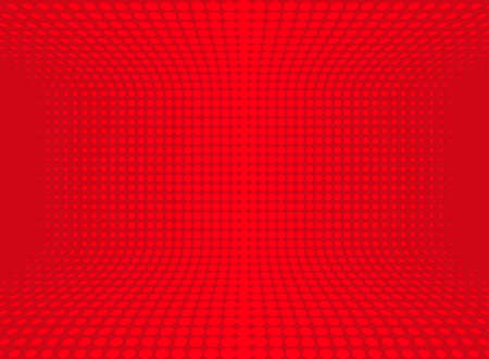 Abstract red halftone background vector illustration.のイラスト素材