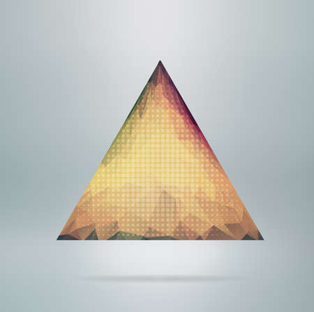 Abstract polygonal background  triangles  . Vector illustrationのイラスト素材