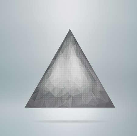 Abstract polygonal background  triangles  . Vector illustrationのイラスト素材