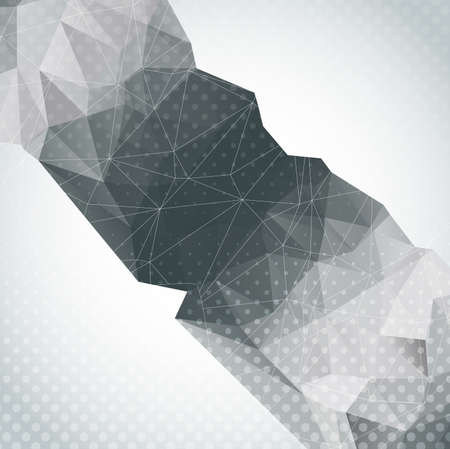 Abstract polygonal background  triangles  . Vector illustrationのイラスト素材