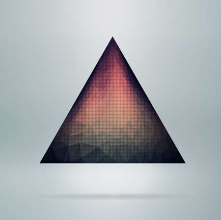 Abstract vector polygonal  triangleのイラスト素材