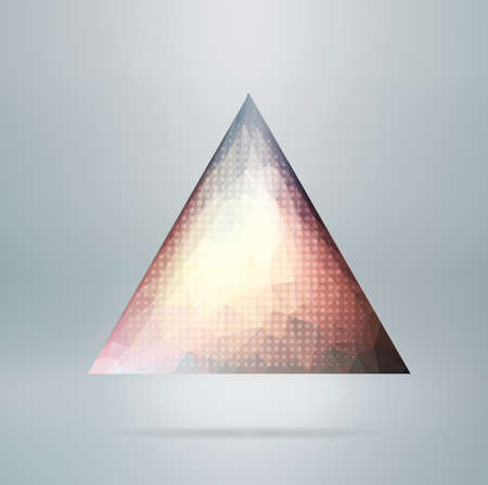 Abstract vector polygonal  triangleのイラスト素材