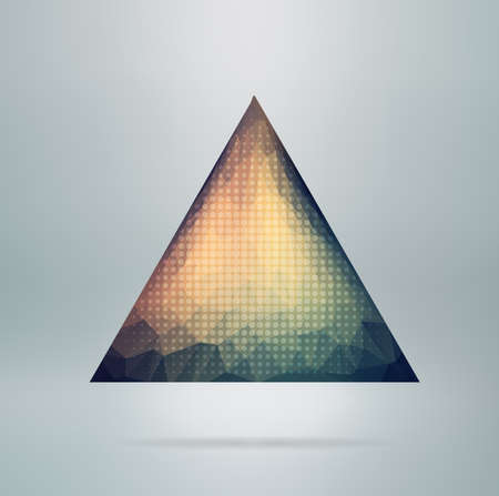 Abstract vector polygonal  triangleのイラスト素材