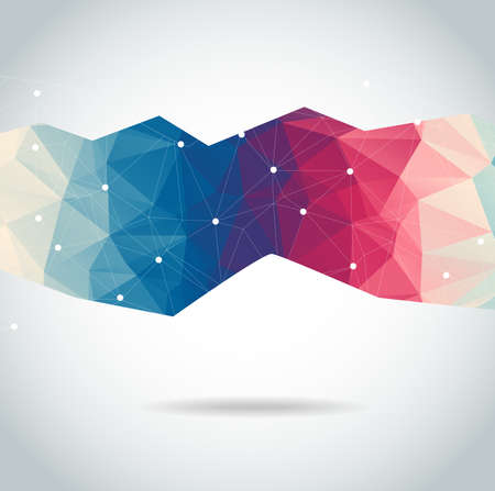 Abstract geometric vector polygon backgroundのイラスト素材
