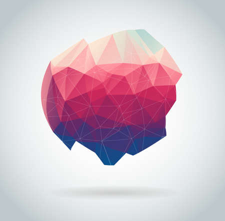Abstract geometric vector polygon backgroundのイラスト素材
