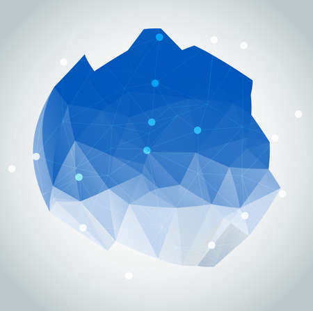 Abstract geometric vector polygon backgroundのイラスト素材