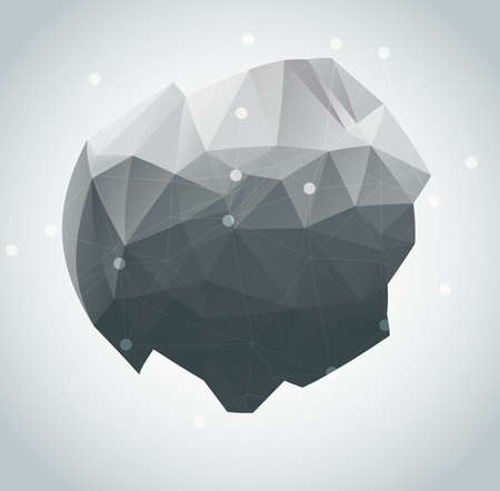 Abstract geometric vector polygon backgroundのイラスト素材