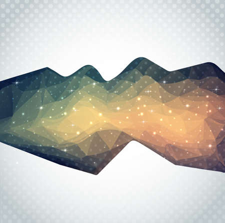 Abstract geometric vector polygon backgroundのイラスト素材