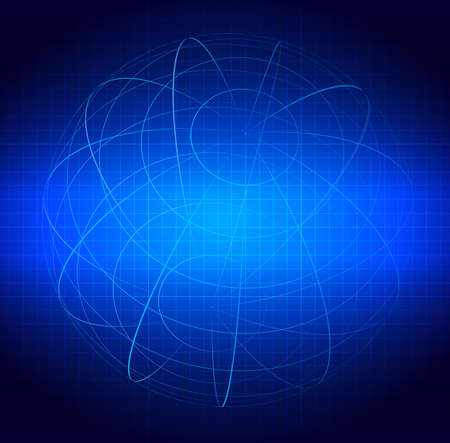 Blue Technology Abstract background designsの写真素材