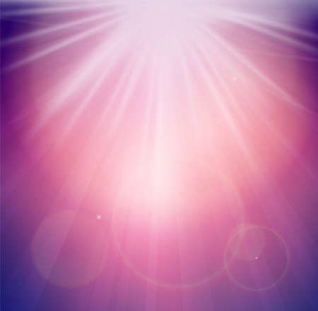 Summer background with sun burst  lens flareのイラスト素材