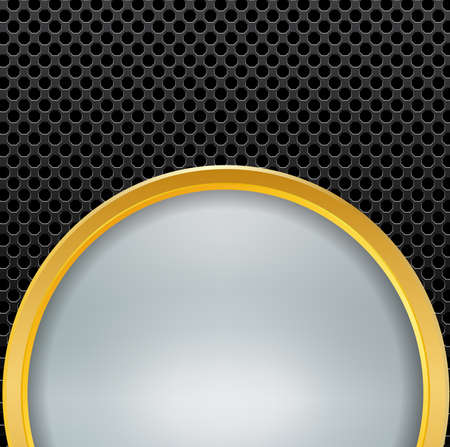 Abstract background gold metallic and blurred , vector illustration.のイラスト素材