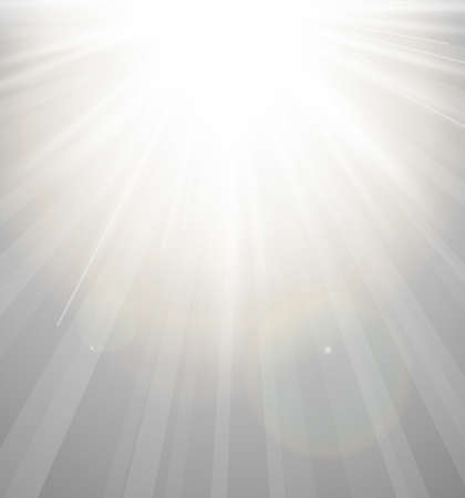 Abstract Background with a summer sun burst and lens flareのイラスト素材