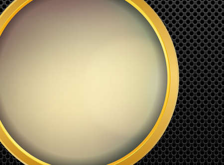 Abstract background gold metallic and blurred , vector illustration.のイラスト素材