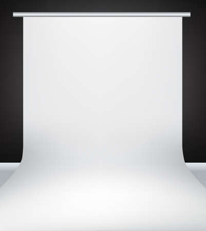 White backdrop Vector illustrationのイラスト素材