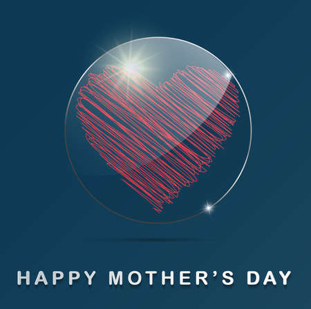 Happy Mother\'s Day on  background. のイラスト素材