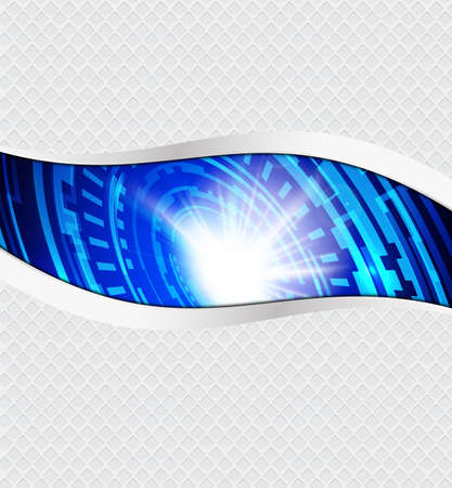 Abstract background, white metallic and blue technologyのイラスト素材