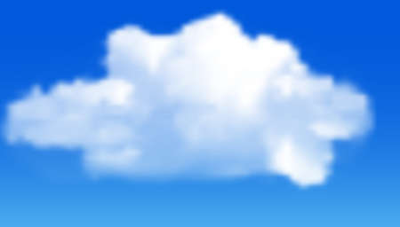 Clouds With Blue Sky .Vector background.のイラスト素材