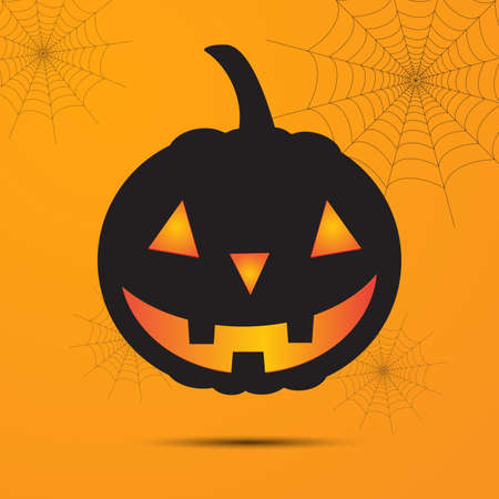 Happy halloween with pumpkin.のイラスト素材
