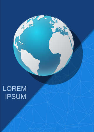 Abstract Modern Poster Material Design Backgroundsのイラスト素材