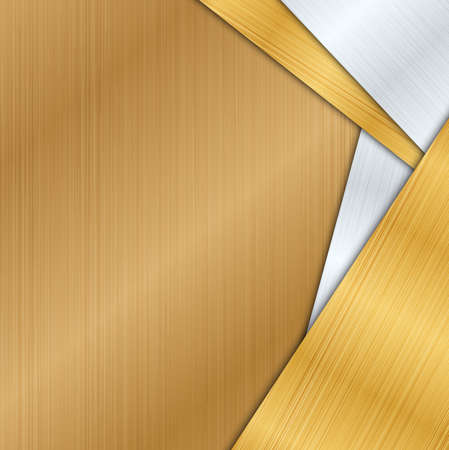 Abstract background design modern with gold brushed metal texture. vector illustrationのイラスト素材