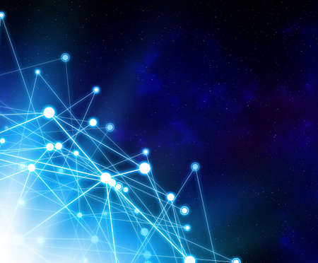 Global network  Internet Concept of global business from concepts series and connection symbols communication linesの写真素材