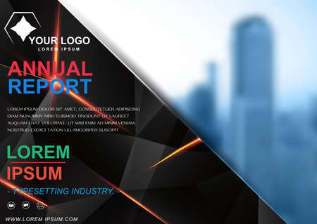 Brochure flyer design template vector illustration.のイラスト素材