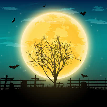 Halloween banner designのイラスト素材