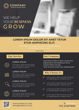 Business Flyer Brochure Design Templateのイラスト素材