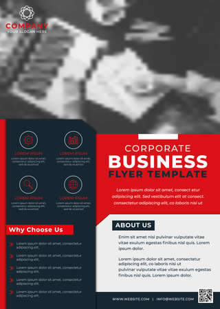 Corporate Business Flyer Brochure Template.のイラスト素材