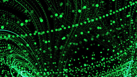 Abstract digital technology concept design with circles, blending light and Bright and energetic glittering technology for Ads, brochures, flyers, magazine, business card, bannerの写真素材