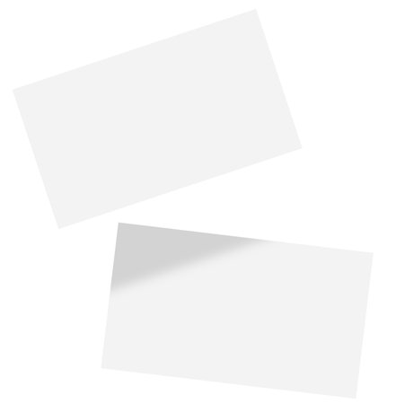 Modern business card with leaves mockup template. For presentation branding, corporate identity, advertisingの写真素材