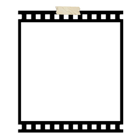 Filmstrips mockup templates. Real high-res 35mm film frame background with space for your image. Lifestyle conceptの写真素材