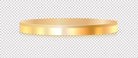 Abstract pedestal podium 3D design on transparent background. Minimal empty stand concept 3d shape for presenting products display, stage showcase, cosmetic ads, promotion. Vector geometricのイラスト素材