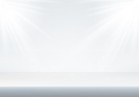 Table top or countertop, shelf studio abstract background. Design concepts empty room with space for displaying products, backdrop, selling products, stage showcaseのイラスト素材