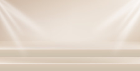 Table top or countertop, shelf studio abstract background. Design concepts empty room with space for displaying products, backdrop, selling products, stage showcaseのイラスト素材