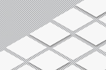 Social media post interface mockup on transparent background. Social media mobile app page template design for user carousel stories feed. Vector illustration interface empty on social networkのイラスト素材