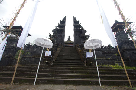  Hindu temple Pura Agung  Bali  Indonesiaの写真素材