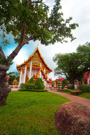 Wat Chalong Phuket Landmark Templeのeditorial素材