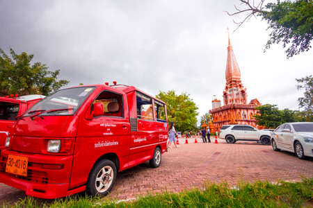 Watchaong Temple Phuket landmark ,Thailandのeditorial素材