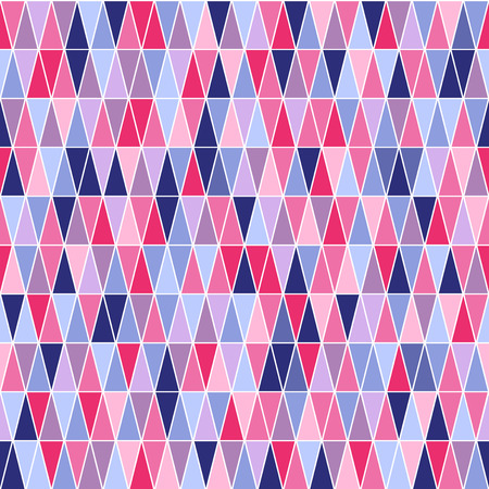 A square seamless pattern with trianglesのイラスト素材