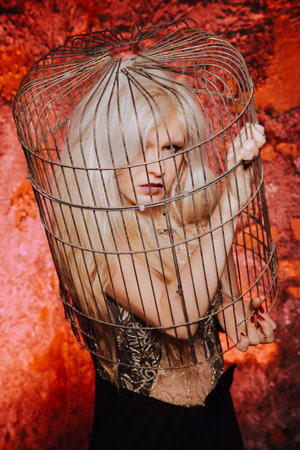 the woman voluntarily climbed into the cage. the psychology of a victim.