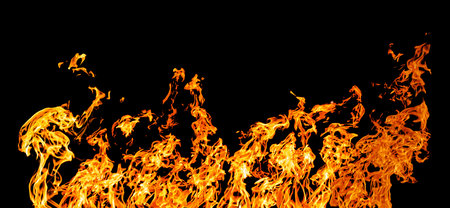 Eternal flame. A sign and symbol of victory in the Great Patriotic War. Flames on a dark background....