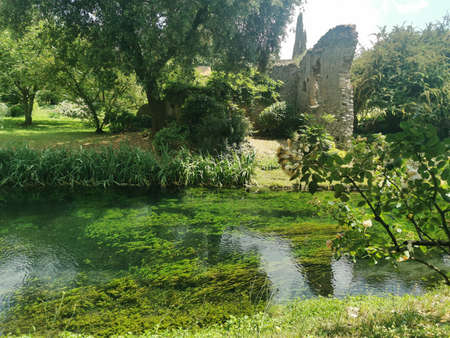 Ile de France, the picturesque villageの写真素材