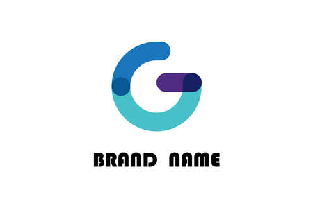 Letter G logo icon design template elements. Vector color sign.のイラスト素材