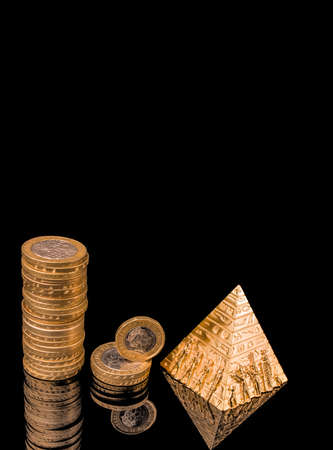 pile of moneyの写真素材