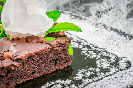 home made glutten free cakeの写真素材