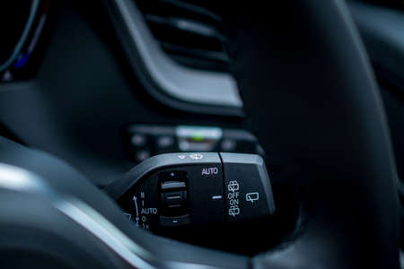 Detail of new modern carの写真素材