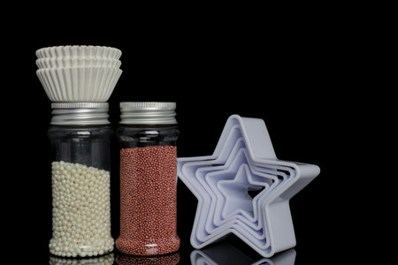 Black Background of Baking Equipment with Customizable Space