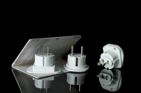 Different types of power adaptors for various countries