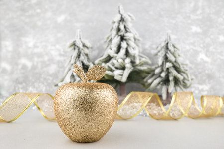 Christmas ornaments on background, close-up Christmas Toysの写真素材